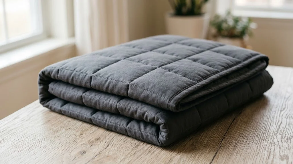 RuheVo Gewichtsdecke Nahaufnahme